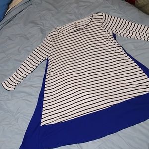 42pops Tunic Pockets Flowy Shirt Medium